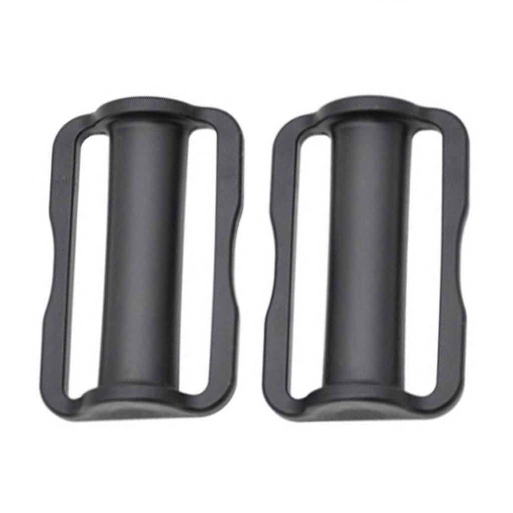 2pcs Diving Webbing Keeper 52mm Plastic Steel Diving Belt Slide Stopper for Back Plate
