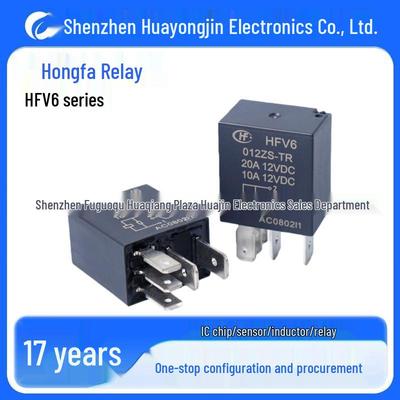Hongfa HFV6/012ZS-TR 30A 4-Pin/5-Pin Automotive AC Relay