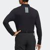 Adidas Quick-Dry Golf Long Sleeve Polo Shirt Men tops Black HT0061