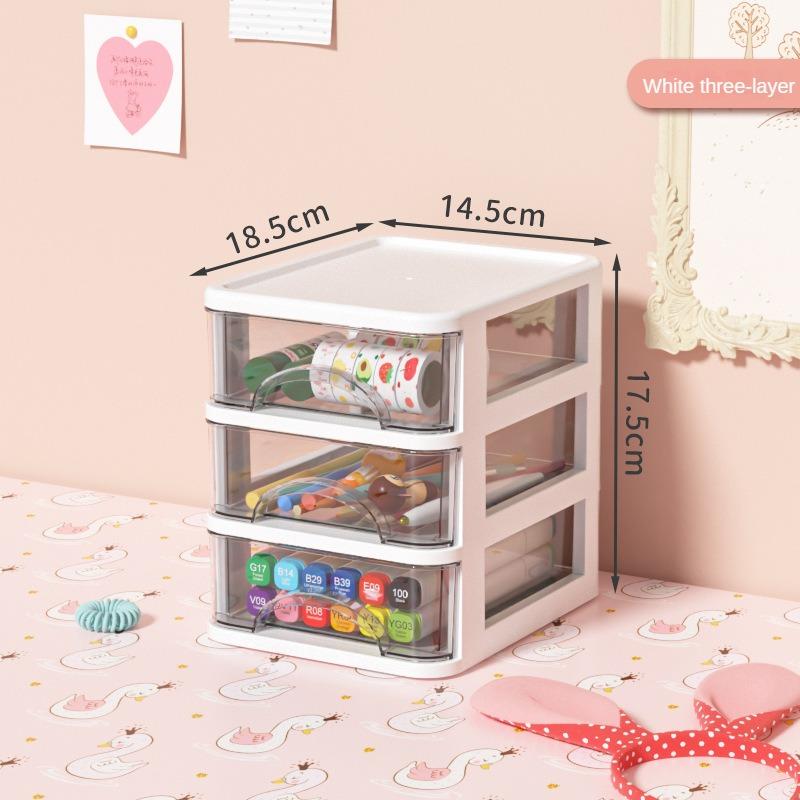 Multi-Layer Desktop Drawer Storage
