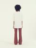 VEGAN TIGER Red Stripe Bell-Bottom Pants