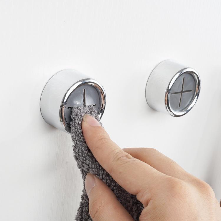 Creative Strong Adhesive Towel Hook: No-Punch, Traceless Wall Mount for Kitchen