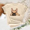 French Bulldog Tshirt Female Y2k Grunge Unisex Vintage Psychedelic Tshirt Comfortable Y2k Retro Pastel University Aesthetic