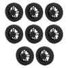 8pcs Luggage Wheel Covers Wr Proof Suitcase Wheel Covers  Ors for 5-6cm Diameter