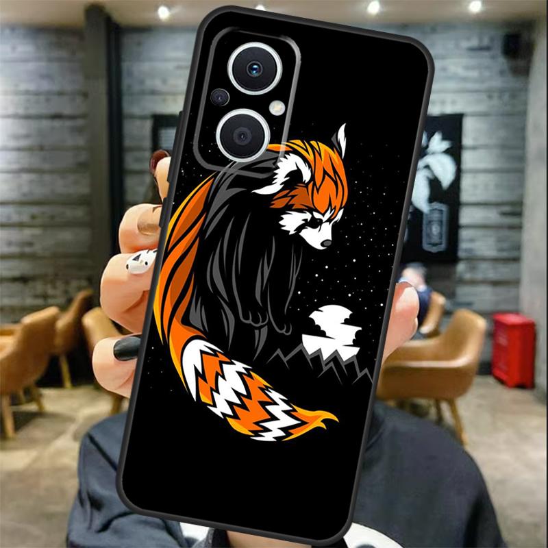 Red Panda Case For OPPO Reno 13 F 12 F 11F 8T 7 8 10 11 Pro OPPO Find X8 Pro X6 X3 X5 Lite Cover Coque