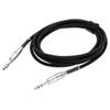 Uxcell Guitar Instrument Cable, 10ft 14" To 14" Straight Electric Guitar Jack Cable Wire for Guitar and Bass, Black