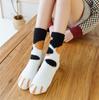 College Style Thicken Coral Fleece Cat Paw Calf Socks For Women Autumn Winter Warm Long Tube Socks Home Sleeping Floor Socks
