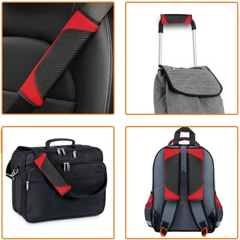 1PC/2PCS PU Leather Seat Belt Cover Pad - Soft Shoulder Protection, Breathable & Comfortable, Universal Car Accessories