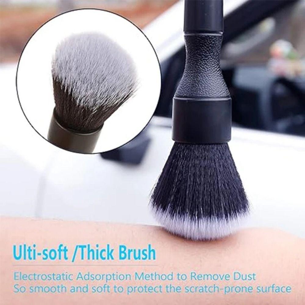 Scratch-Free Auto Detail Brush Kit Ultra- Soft Car Interior Brush  Auto Wash Accessories