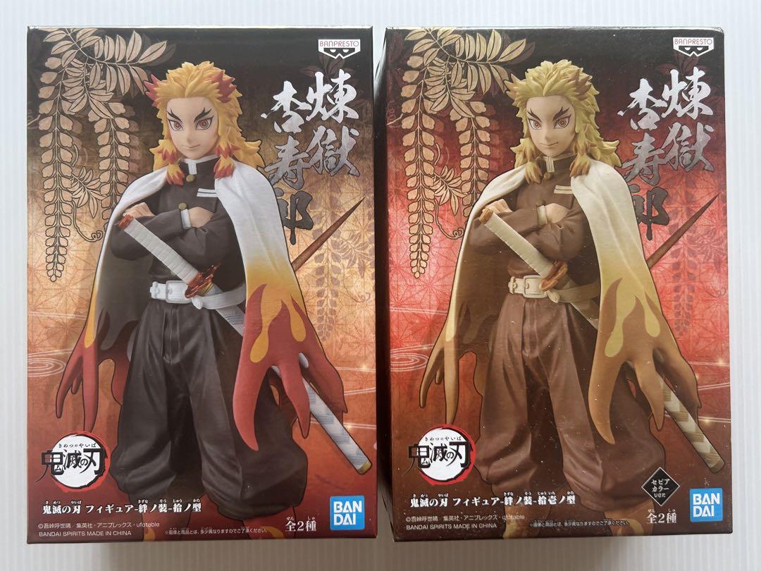 

[USED] Demon Slayer: Kimetsu no Yaiba Figure - Kizuna no Sou - 10th Form Rengoku Kyojuro 2 types first edition