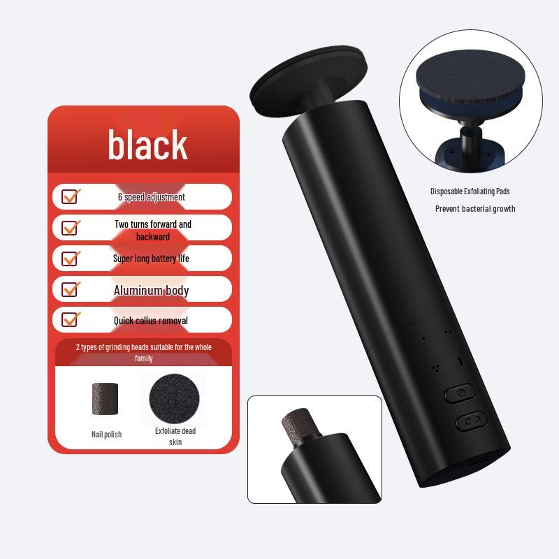 Электрический стоп-файл: Автоматический инструмент для педикюра для удаления огрубевшей кожи, мозолей и ухода за пятками