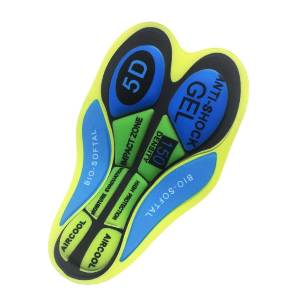 

1Pcs Breathable Cycling Shorts Cushion 5D 9D 12D 19D 20D Shockproof Riding Base Cushion Sponge Underwear Silica Gel Pad