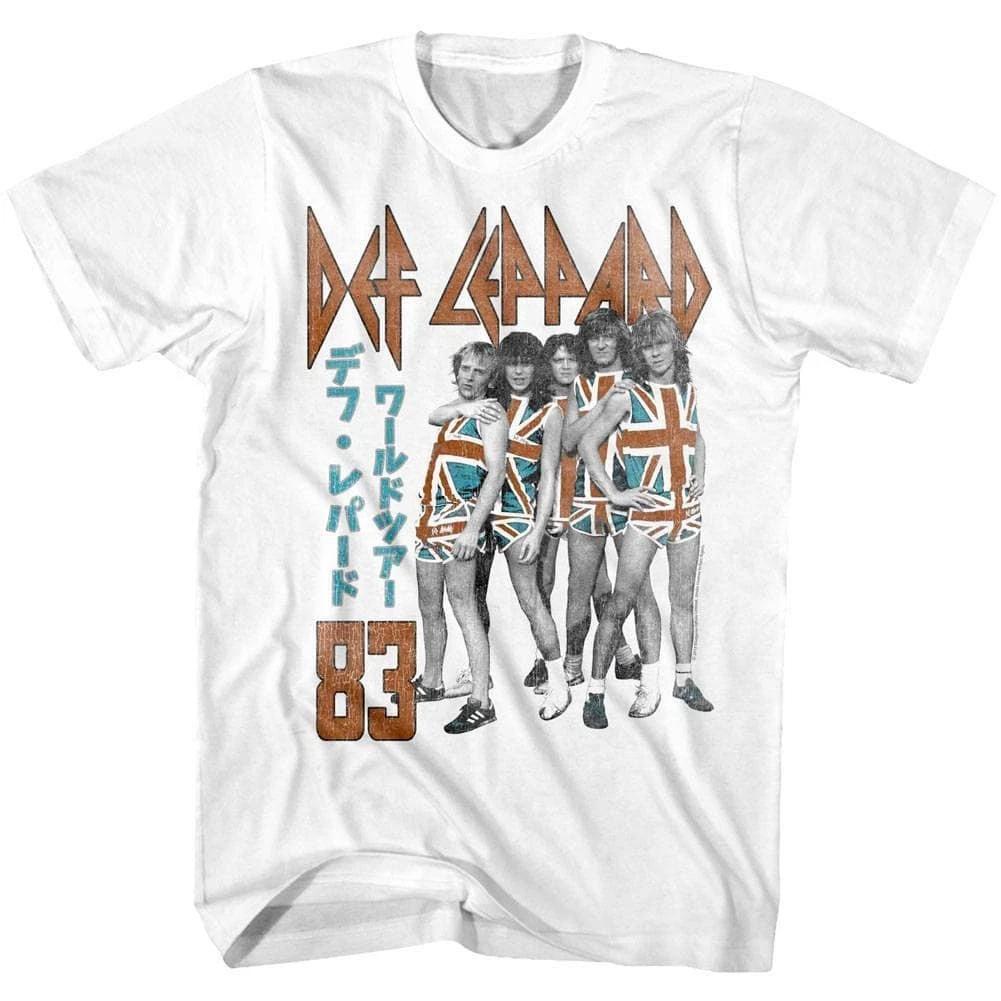 Def Leppard Japan Tour 1983 Men s T Shirt 2XL