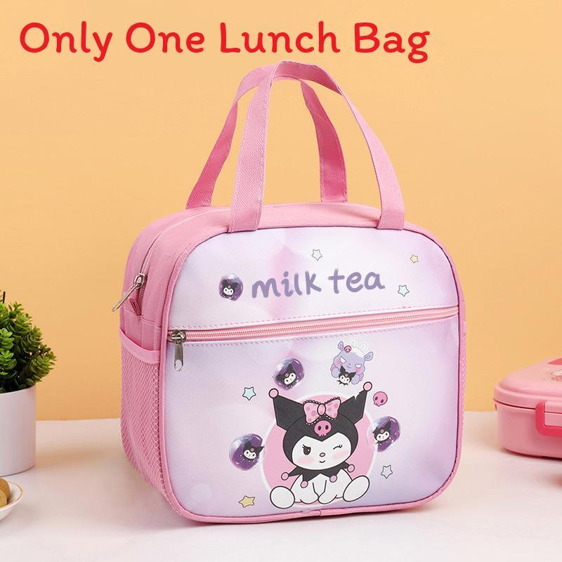 Kids Lunch Bag With Cartoon Design And Oxford Fabric For School And Travel