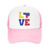 Love Venezuela Map Flag Trucker Hats Adult Venezuelan Hats Trucker Worker Cap Sun Caps Snapback Caps Mesh Baseball Caps Summer