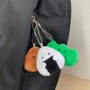Ippinsha Gyutto Onigiri-san Nori Onigiri-san Mascot Plush Toy Mini with Chain, Gift 47031