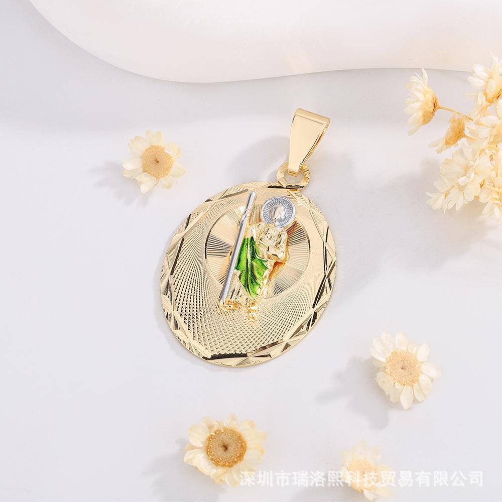 

Religious Saint Jude Father Pendant Men and Women DIY Personality Necklace Pendant