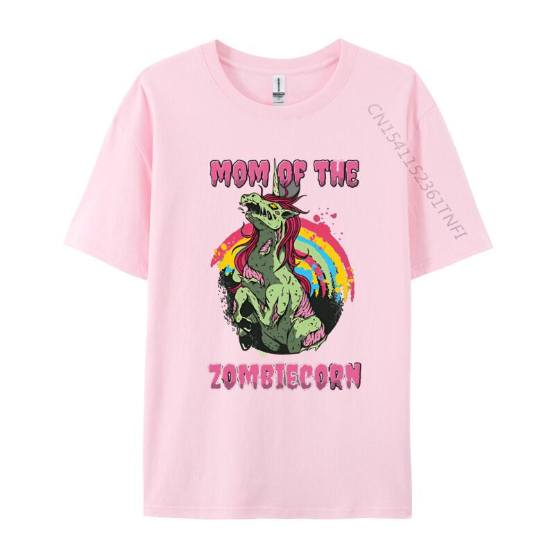 Funny Design Mom Of The Zombiecorn Creepy Unicorn Tshirts Printing Tshirts Faddish Cotton Unisex Tops Shirt