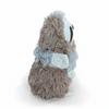 Pet Plush Toy Sloth Shape Bite-Resistant Plush Dog Chew Toy with Built-in Sound Device Soft Interactive Stress Relief Toy