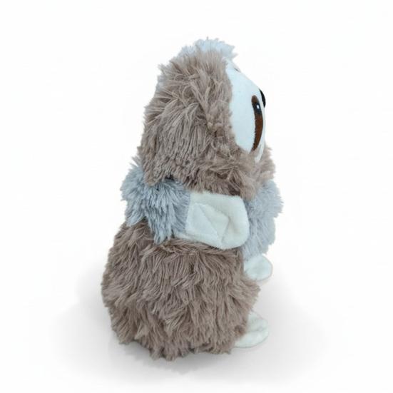 Pet Plush Toy Sloth Shape Bite-Resistant Plush Dog Chew Toy with Built-in Sound Device Soft Interactive Stress Relief Toy