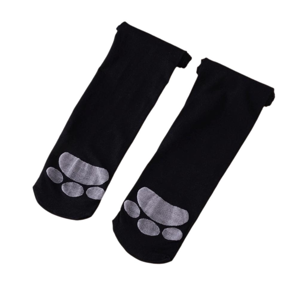 Above Knee Thigh High Stockings Lolita JK Cat Claw Stockings Cat Paw Long Socks Comic Convention