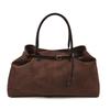 Autumn retro large-capacity suede bag women's 2025 new casual commuter shoulder bag portable tote bag