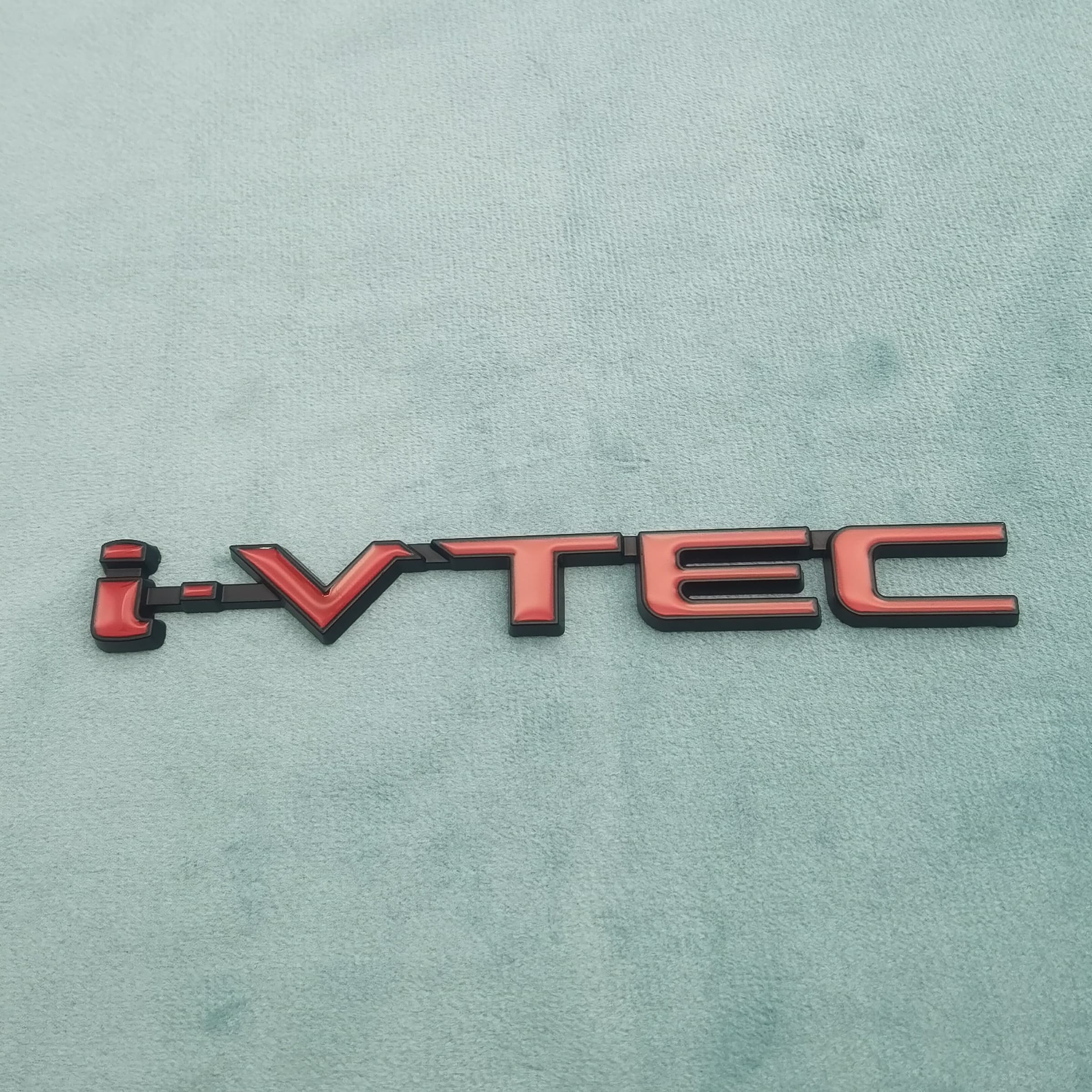 

1pc 3D Metal Raised Letters i-VTEC Emblem Car Side Fender Rear Trunk Badge Sticker for Accord Civic Accord Odyssey CRV Decoration Accessories чорний/червоний