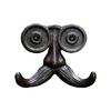 1PC Industrial Mustache Shape Wall Hooks Heavy Duty Iron Hookers 2 Hooks For Hanging Clothes Accessories