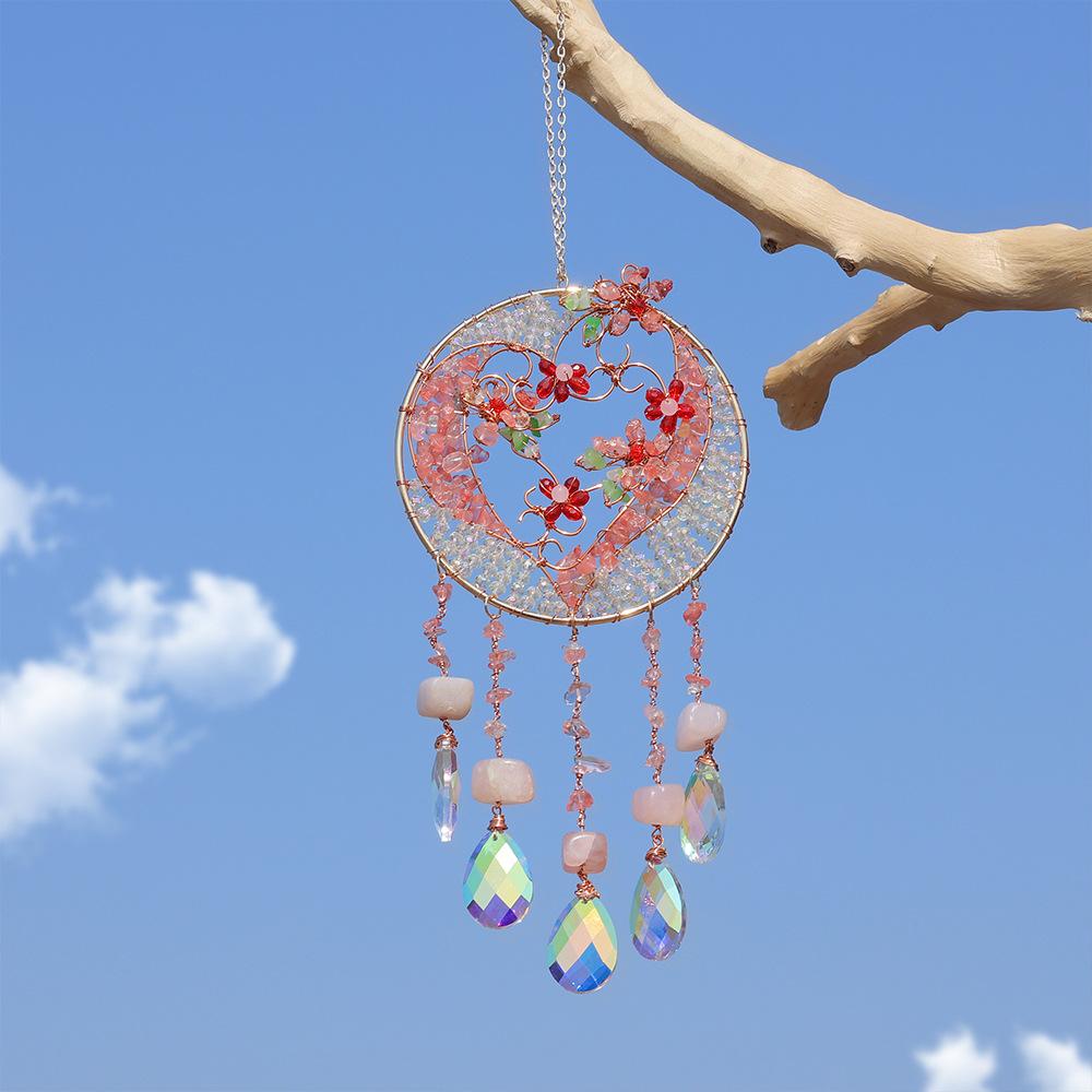 Hot Sale Tree of Life Agate Sheet Crystal Handmade Tree of Life Craft Crystal Pendant