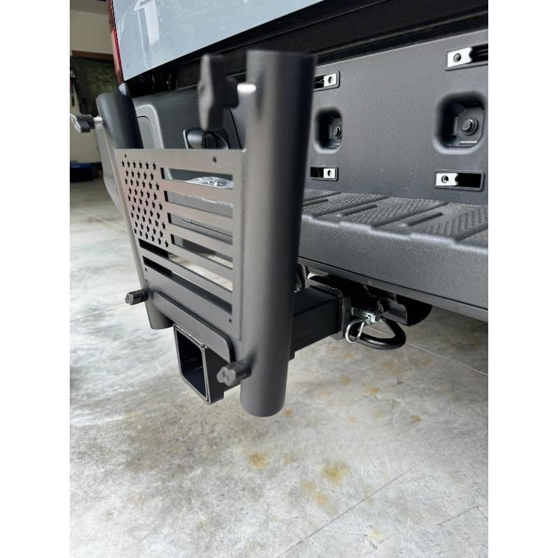 Für Universelles SUV Jeep LKW 2 Zoll Receiver Hitch Mount Verlängerter Fahnenmast Halter Abschlepp Heckhalter Zubehör Off Road ATV UTV