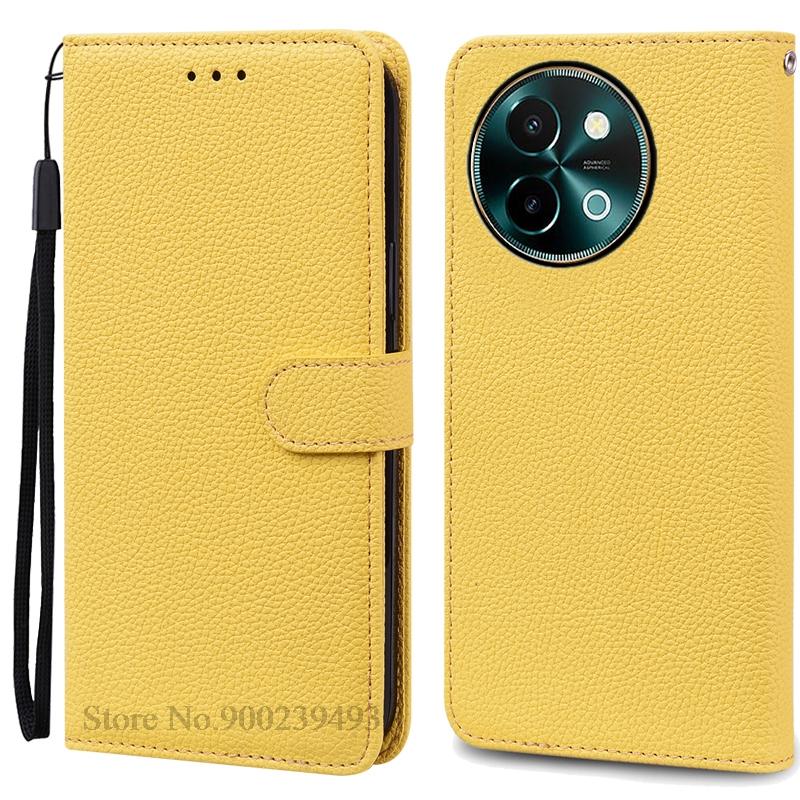 For Vivo Y38 5G Case Silicone Wallet Leather Flip Case For Vivo Y38 5G Case Soft Wallet Book Cover Housing Coque Fundas