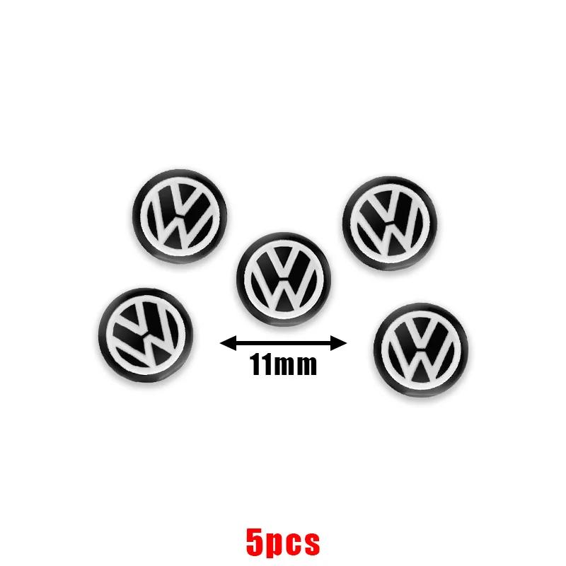 

VW GTI GOLF 2026 Hot For VW VOLKSWAGEN 11/14mm Car Key Stickers Remote Control Keyfob Case Emblem Decorat Accessory For Volkswag