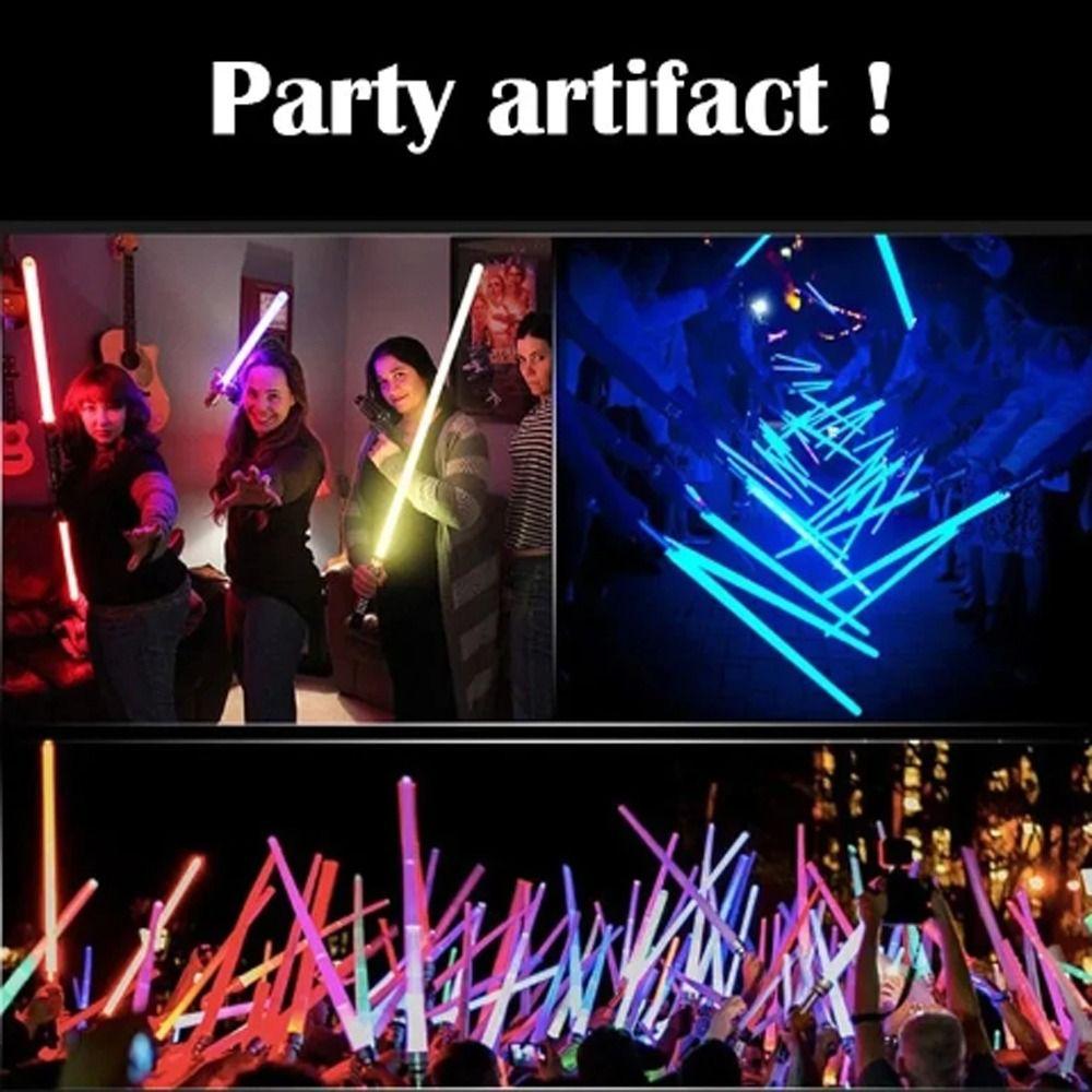 

Пластиковый лазерный меч, игрушка, 2 цвета, светящийся флуоресцентный стержень, уличные игрушки