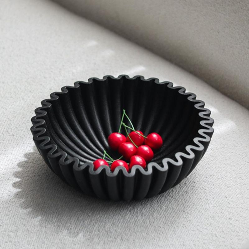 Coffee Table Fruit Plate Nordic Home Decoration Bowls Creative Ornament Bowls Art Living Room Snack Round Storage Plates