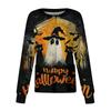 Women's Halloween Print Cardigan - Long Sleeve Single Breasted Casual Sweater Top