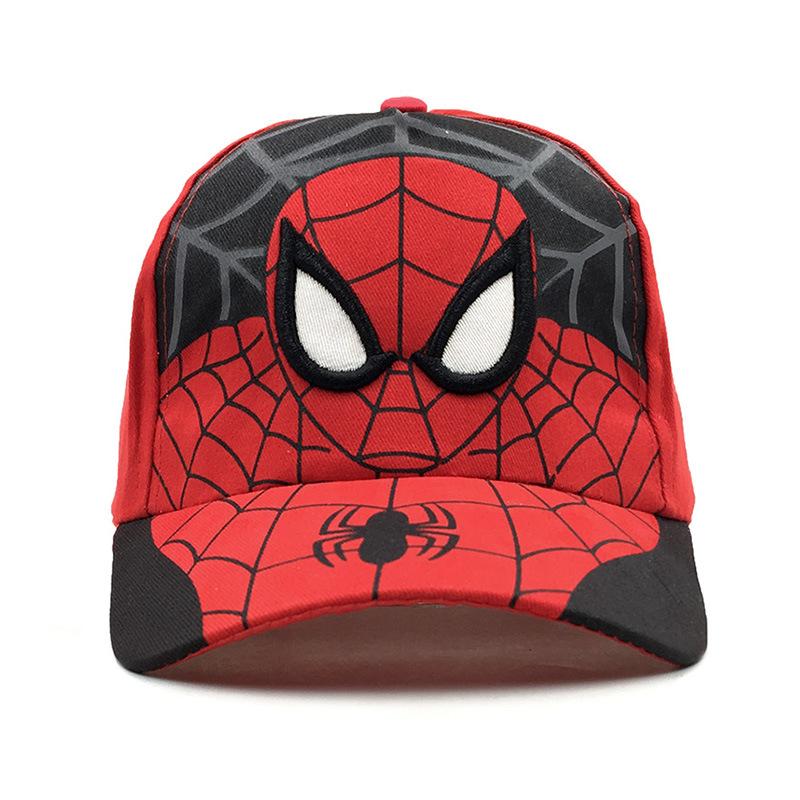 Children'S Cotton Hat Anime Cap Spider Baseball Cap Outdoor Cartoon Sun Hat