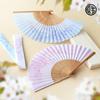 Stylish Business Fan Set with Fan Case and Handkerchief Spring Flower Pink [Osaka Choseido] Women's -