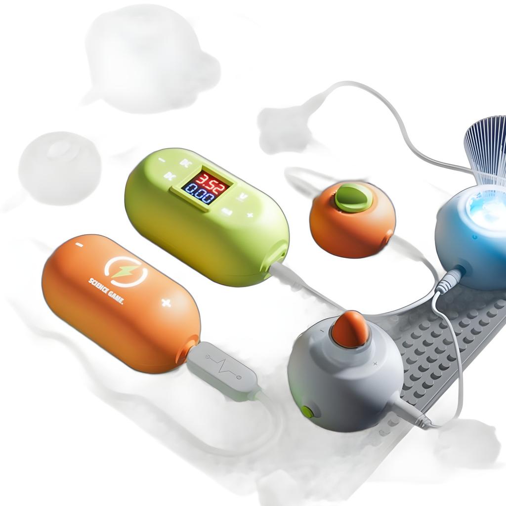 Pädagogische Wissenschaft und Bildung Elektronische Bausteine Schaltung Zusammengebauter Wissenschafts-Experiment-Anzug Elektrisches DIY Physikalisches Spielzeug für Kinder ab 6 Jahren