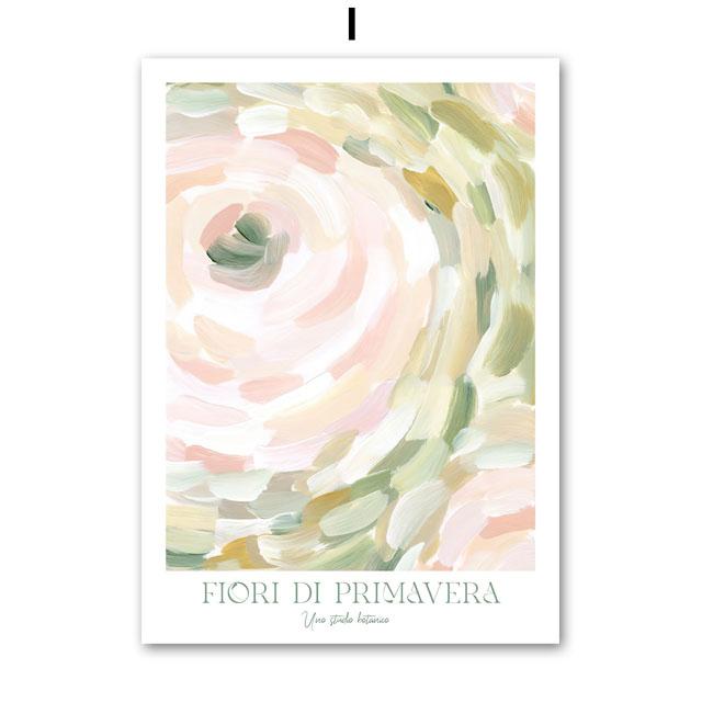 Retro váza na květiny Jelen Lilie Galerie Barevné plakáty a tisky Nástěnné umění Plátno Olejomalba Nástěnné obrázky pro dekoraci obývacího pokoje