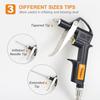 10 Pieces Heavy Duty Air Compressor Accessory Kit, 100PSI Tire Inflator with Gauge, Air Blow Gun and Air Nozzles, 1/4" NPT Air Tool Kit