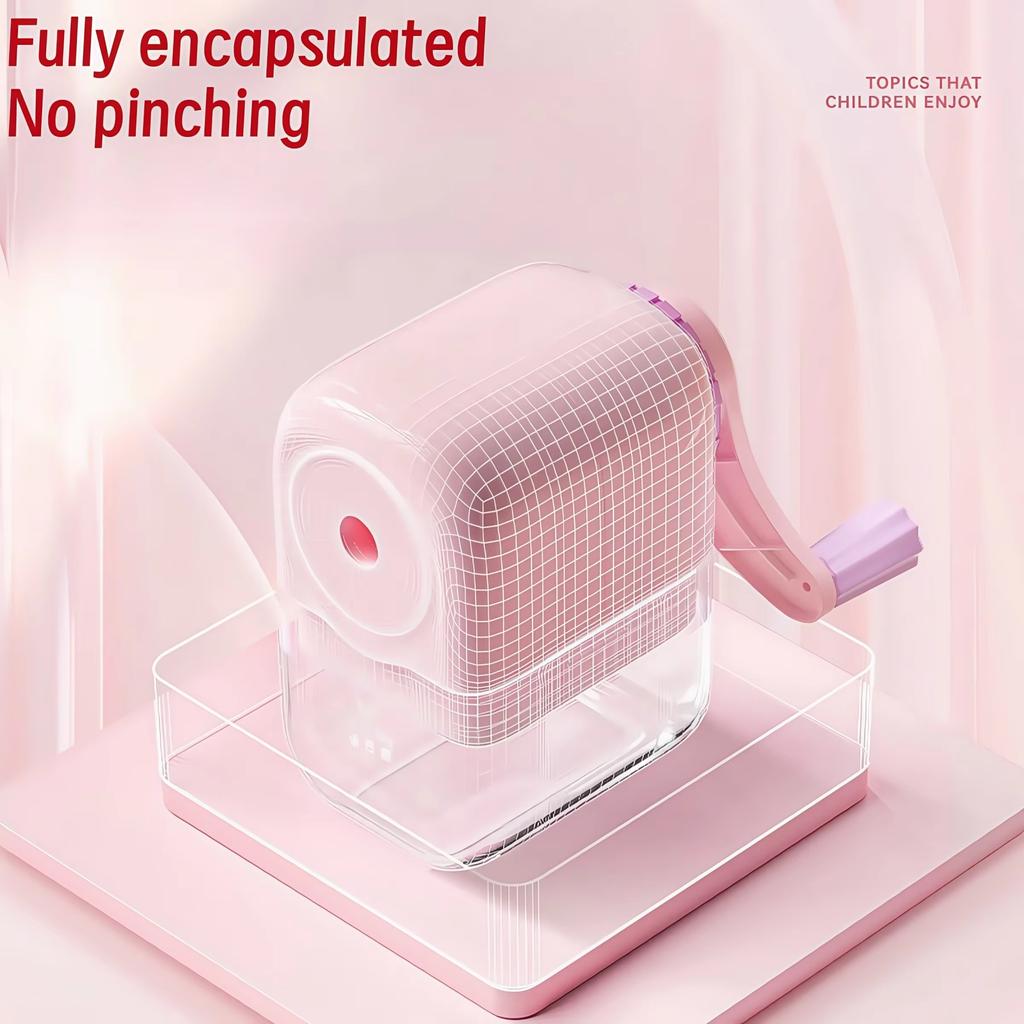 Cute Portable Manual Pencil Sharpener 6-8mm Multi-function Automatic Pencil Sharpener School Student Stationery Supplies