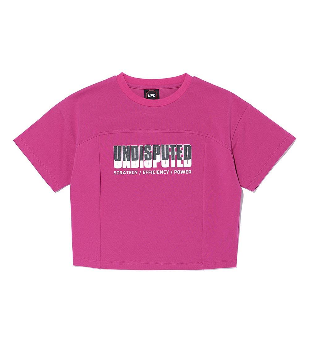 Ufc Sports Ufc Ut Back Slit Crop T-Shirt Purple U1Sst1240Pp Purple/M