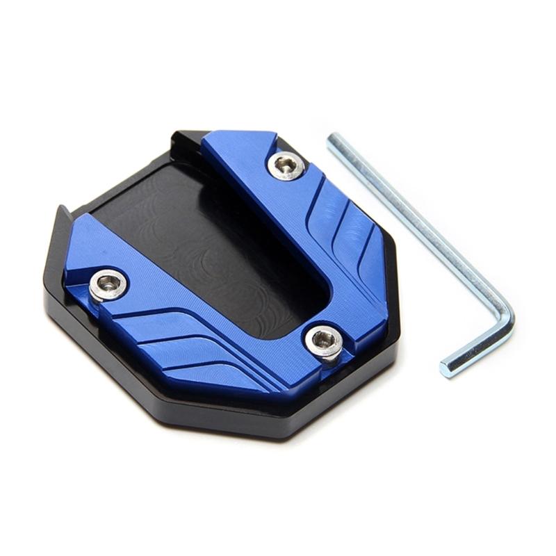 Scooter Motorcycle Bike Kickstand Extender Foot Side Stand Extension Pad Support Plate Anti-skid Enlarged Base