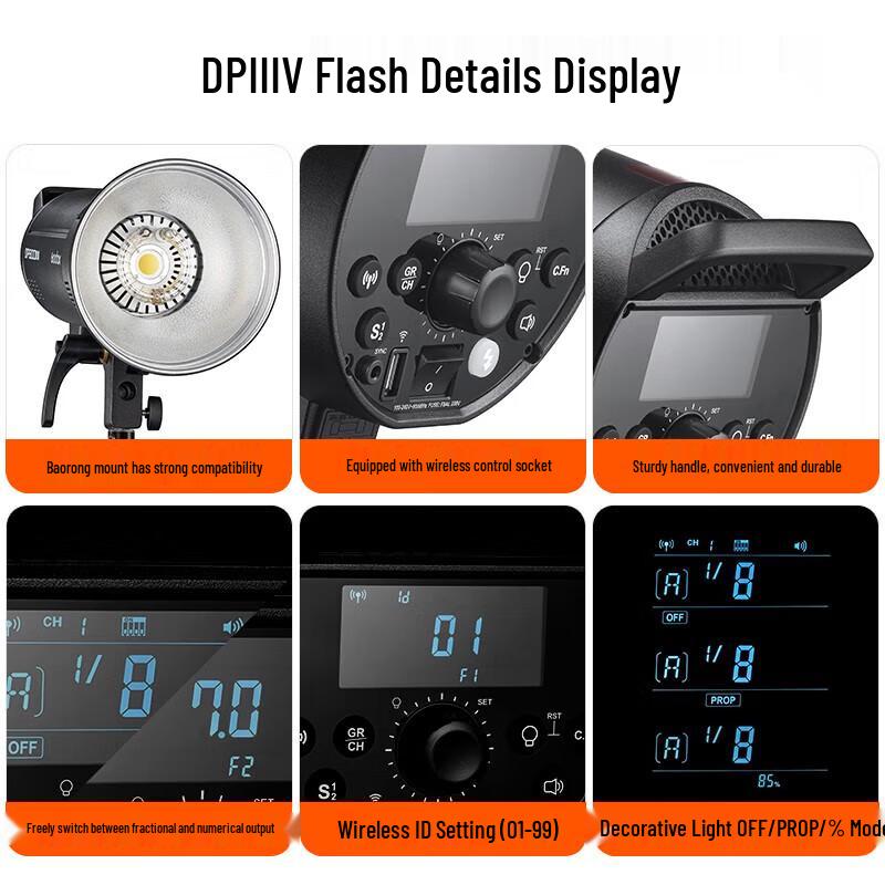 Godox DP600III-V Studio Strobe Light Kit