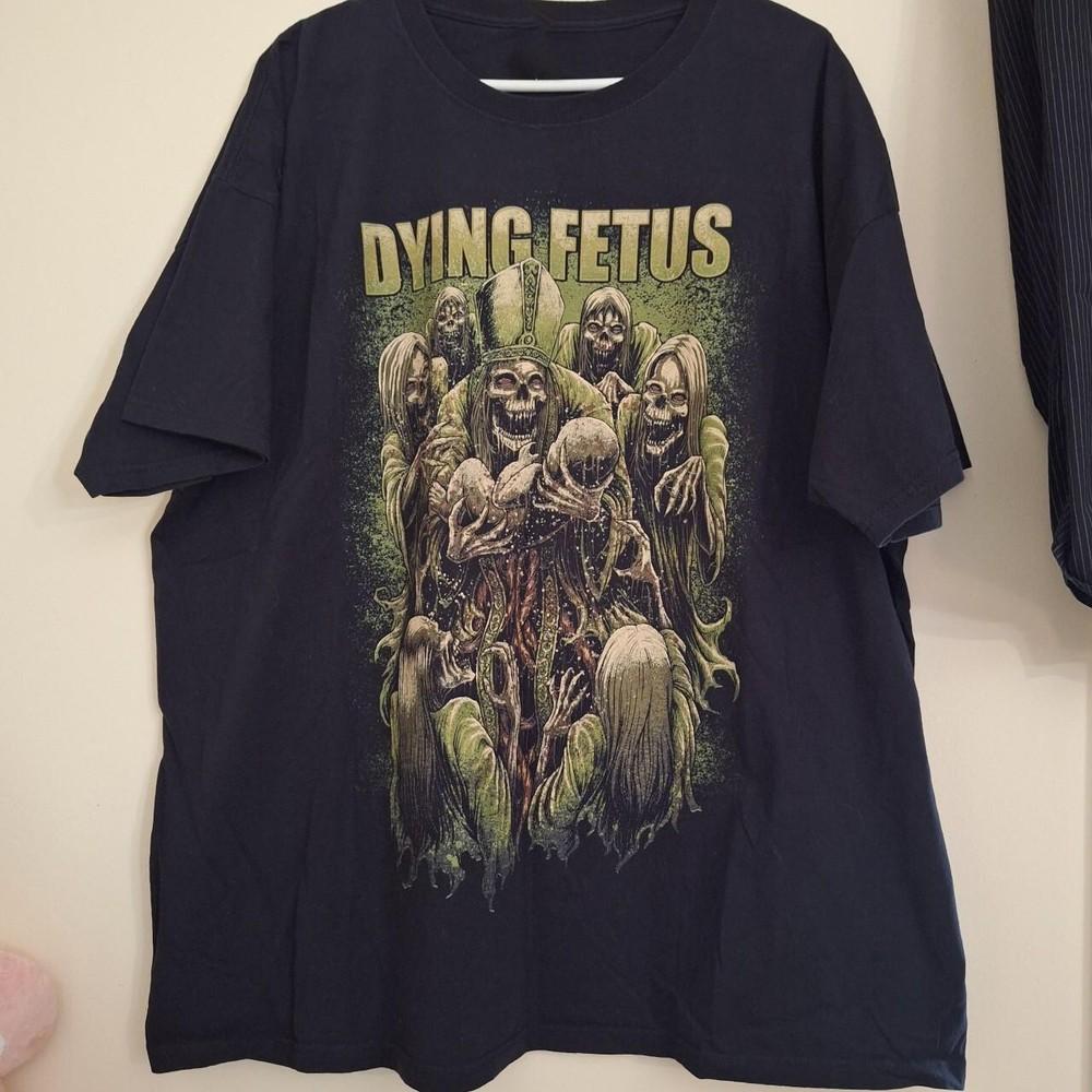 Vtg Dying Fetus Band Cotton Black Shirt Unisex Concert S to 5XL Unisex T-Shirt XXXL