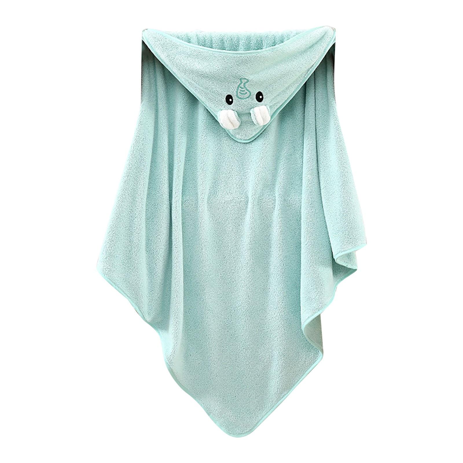 

Детское банное полотенце с капюшоном, мягкое мультяшное одеяло из кораллового флиса, впитывающее быстросохнущее полотенце для младенцев, пеленальное полотенце для дома