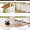 Iwatsuki Computer 90cm X 45cm X 72cm Simple Easy Desk, (W) (D) (H), Wooden, Design, Assembly, Brown, IW-17BR