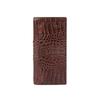 Brown Crocodile Long Wallet Dbwa2f716w3