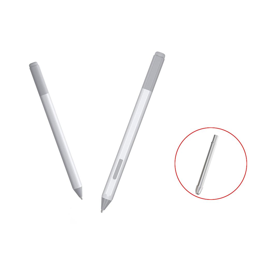 Durable Titanium Alloy Pen Tips for Surface Pro7 6 5 4 Laptop High Precision Stylus Nibs Replacement with Metal Clip