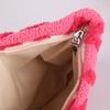 Plush Cute Love Makeup Bag Portable Skincare Product Lipstick Storage Bag Hand-Held Inner Bag Korean Brush Pencil Cases